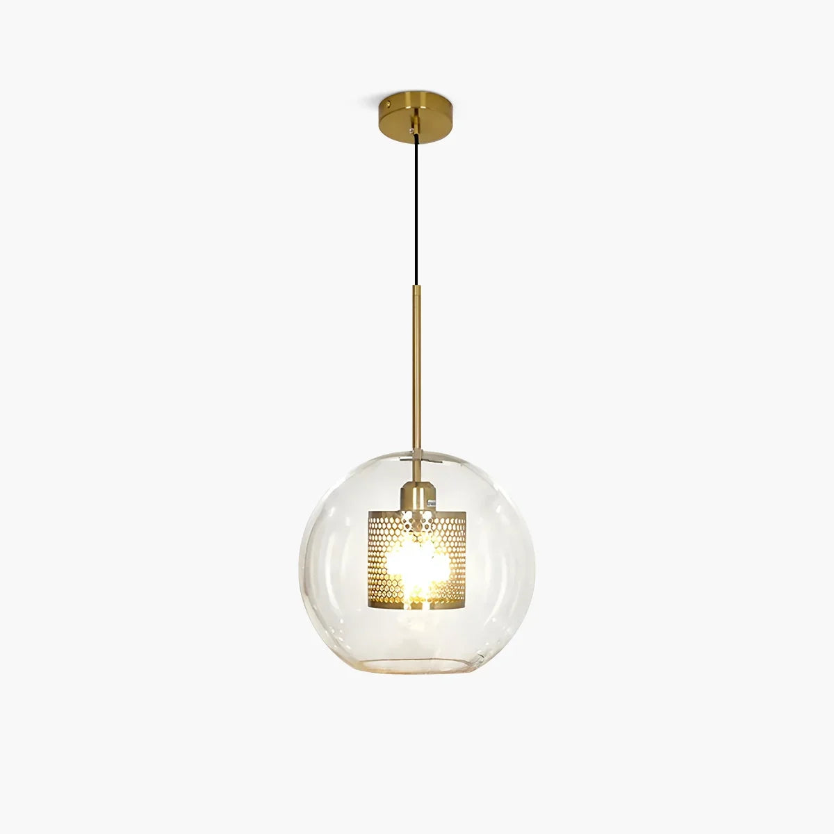 flairel Chiswick Glass Pendant Light for Kitchen Island