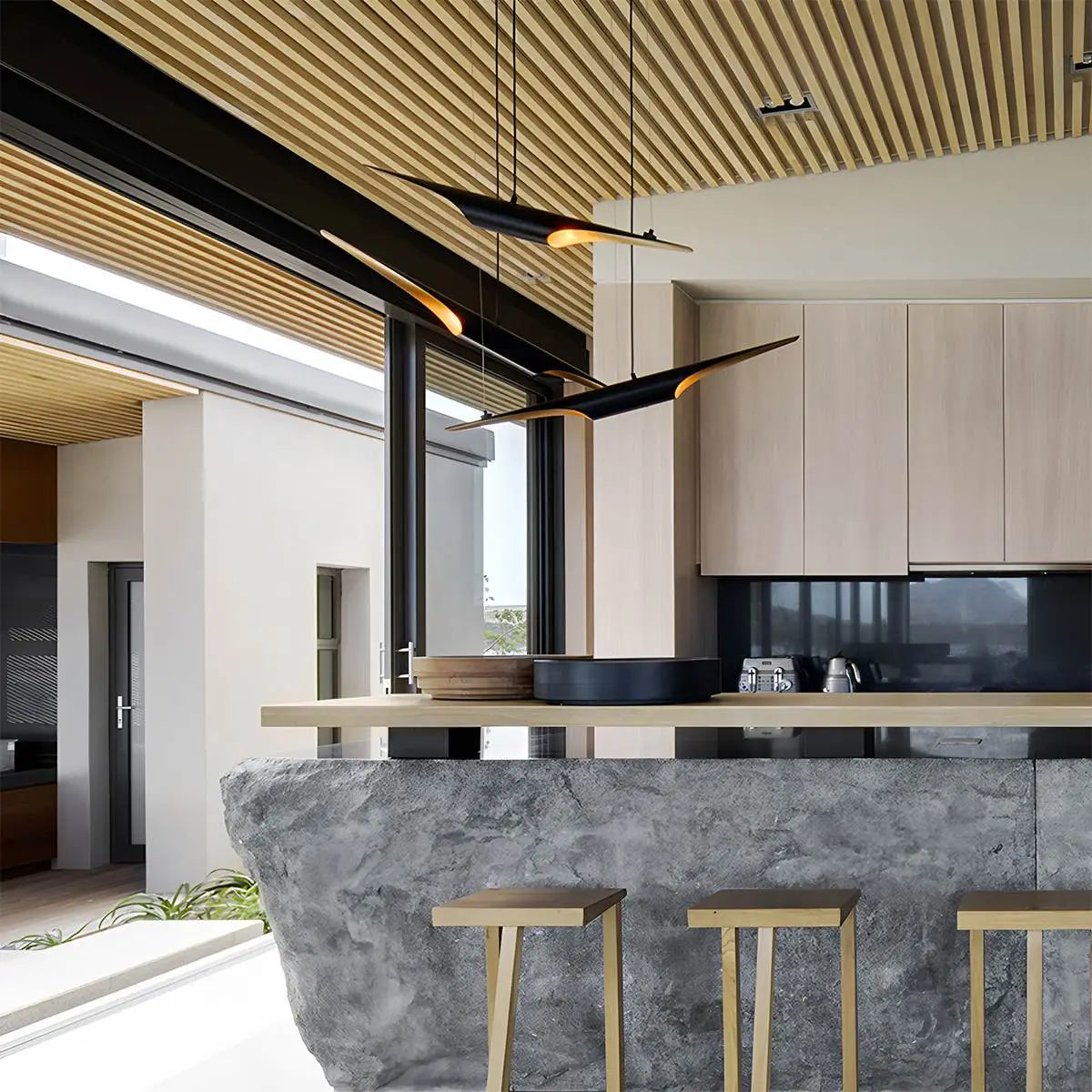 flairel Coltrane Pipe Pendant Lamp for Dining Room