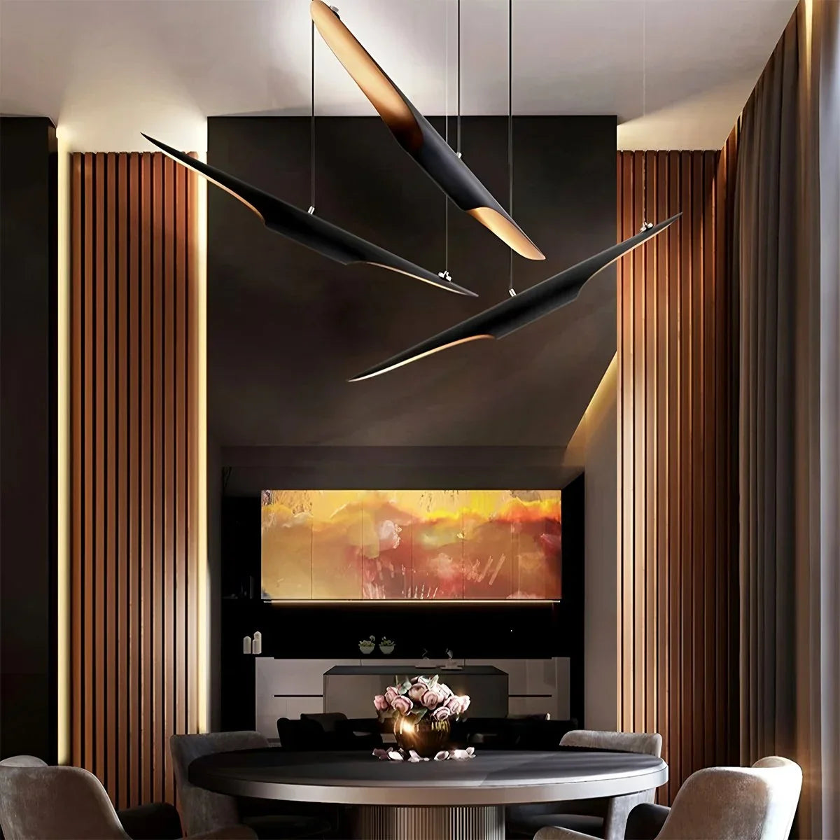flairel Coltrane Pipe Pendant Lamp for Dining Room