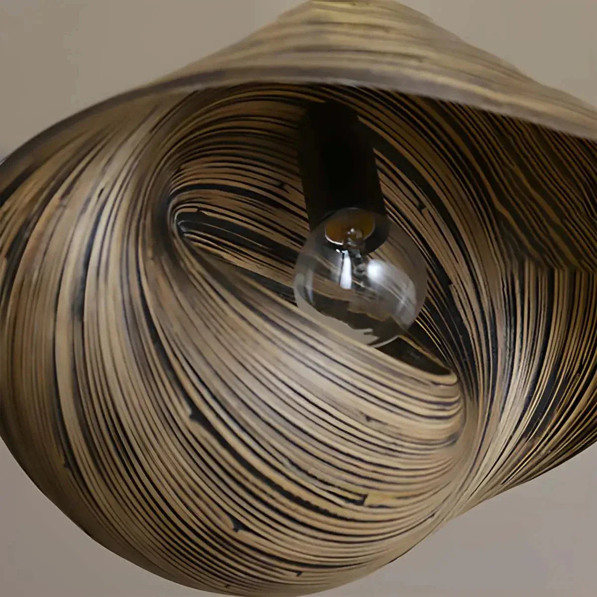 flairel Creative Art Bamboo Weaving Pendant Light