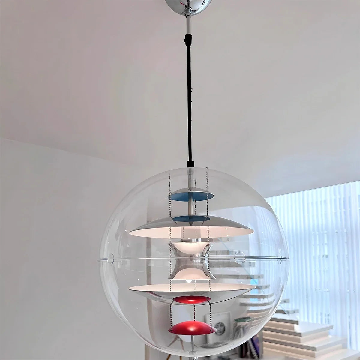 flairel Danish Globe Dining Room Pendant Light