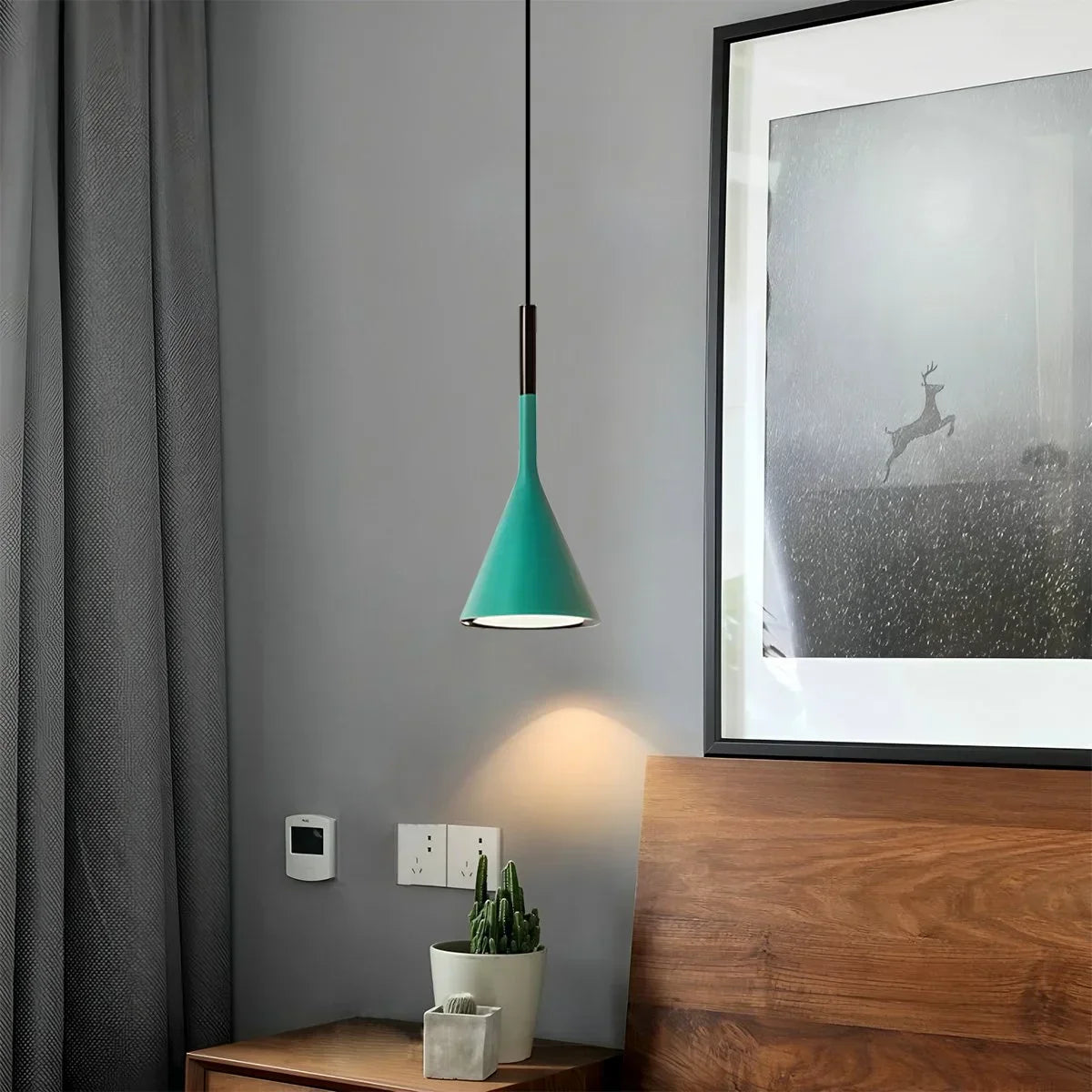 flairel Divino Cone Pendant Light for Bedroom