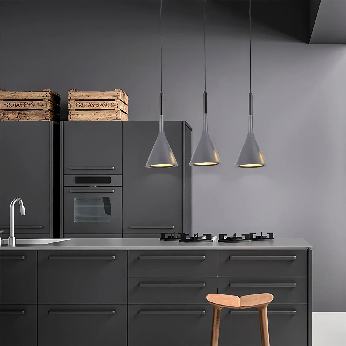 flairel Divino Cone Pendant Light for Bedroom