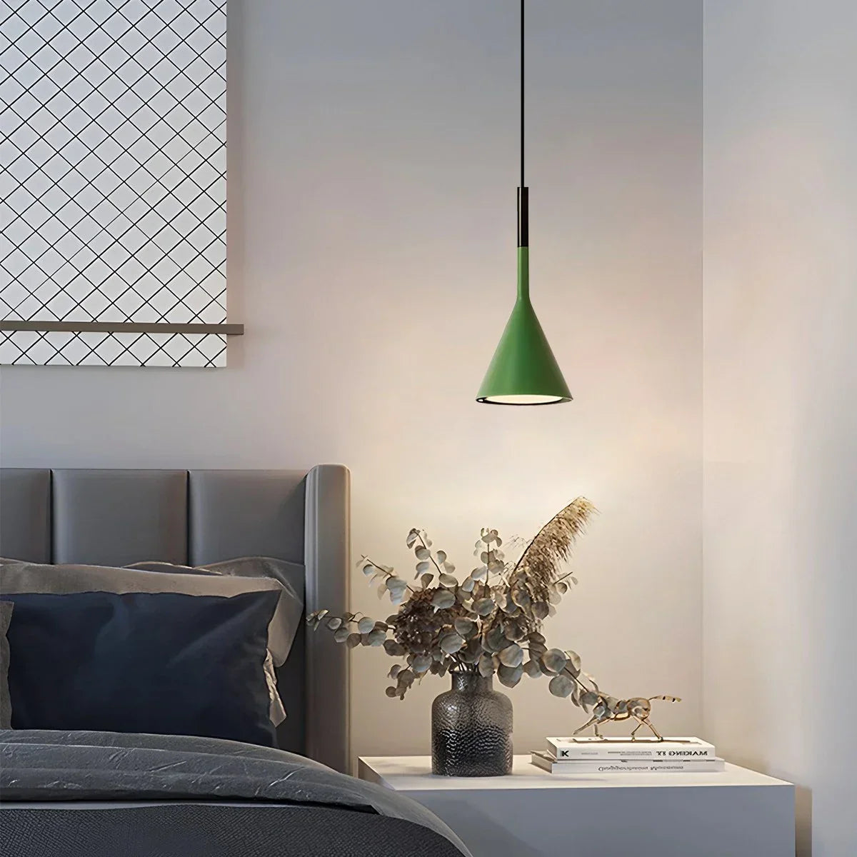 flairel Divino Cone Pendant Light for Bedroom