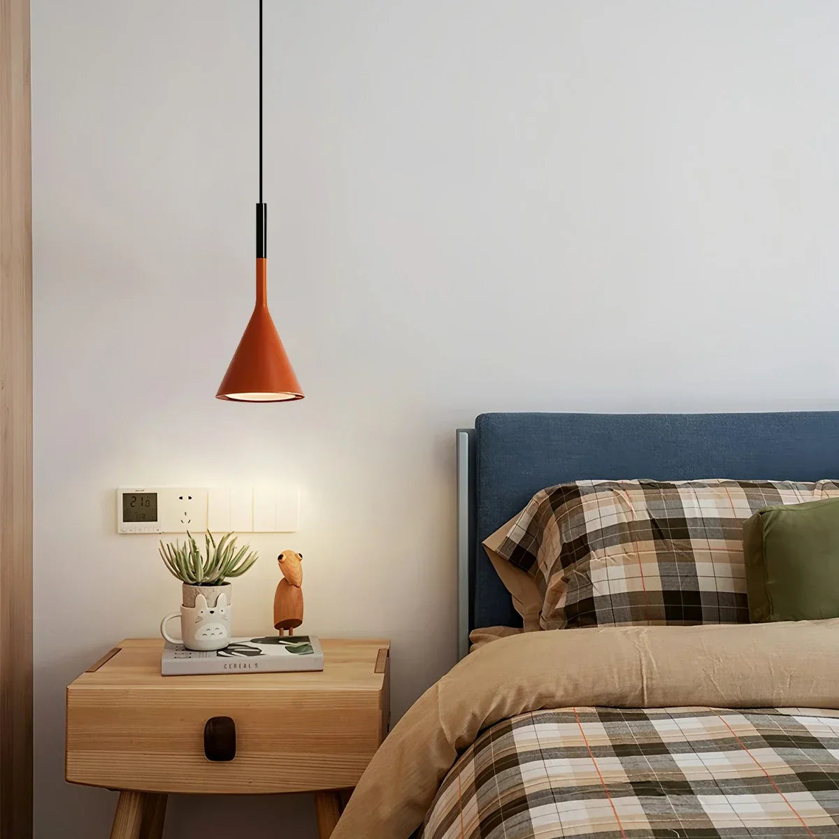 flairel Divino Cone Pendant Light for Bedroom