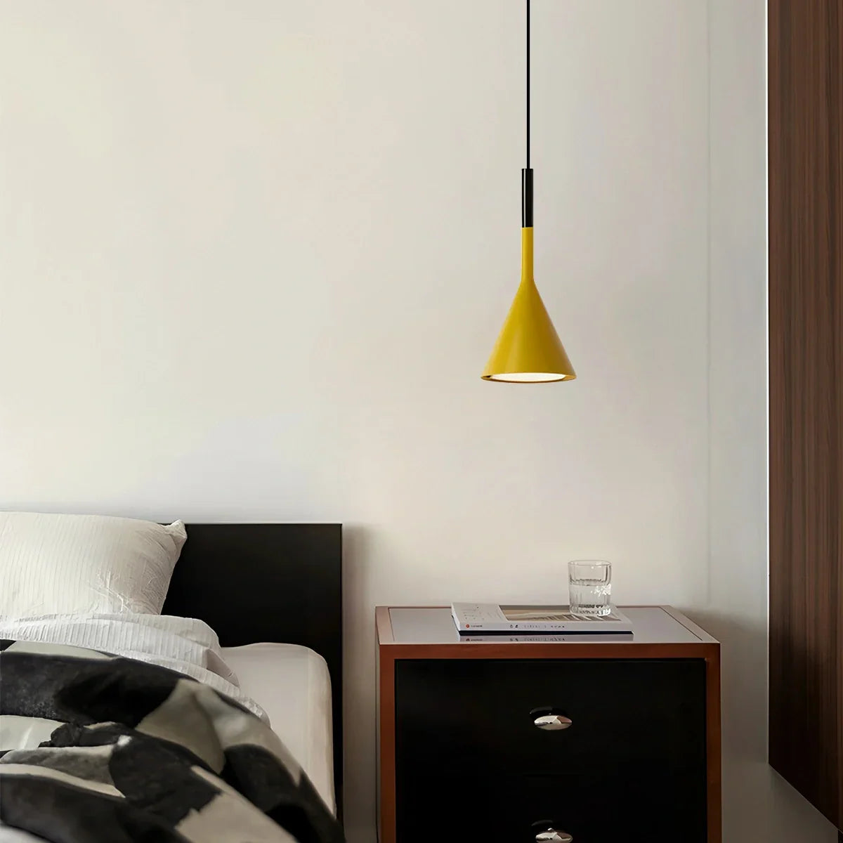 flairel Divino Cone Pendant Light for Bedroom