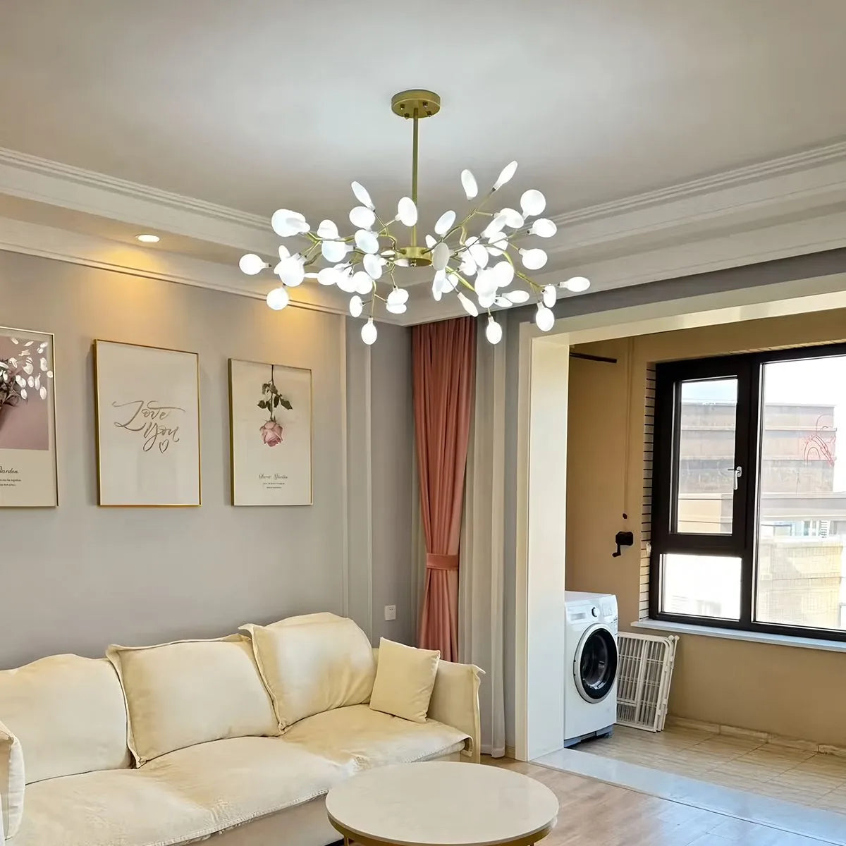 flairel Firefly Sputnik LED Chandelier