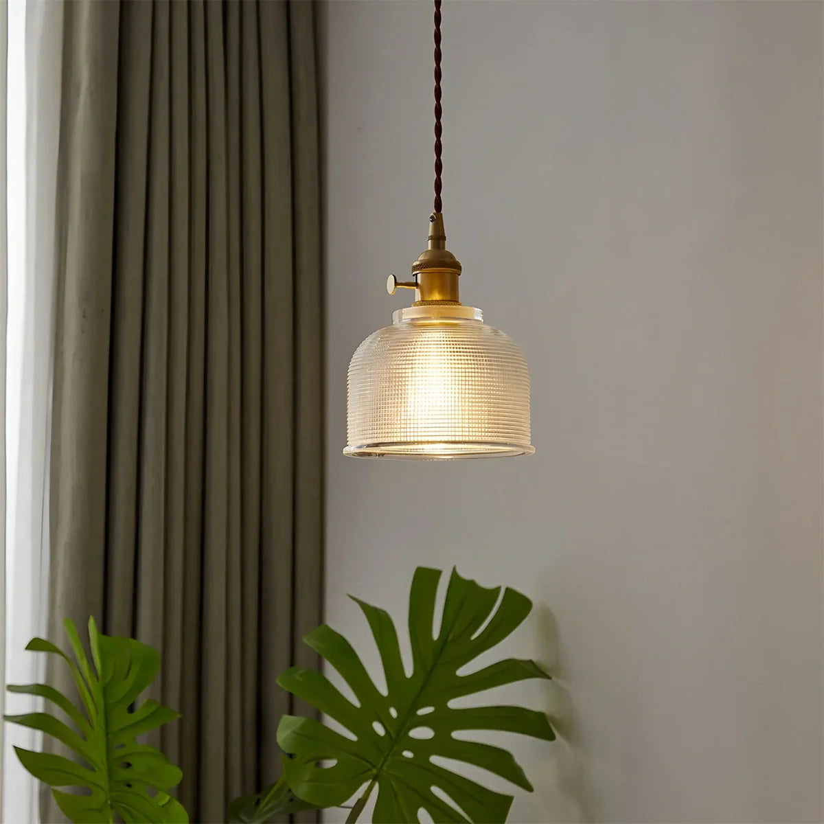 flairel Isabel Glass Pendant Light for Kitchen Island
