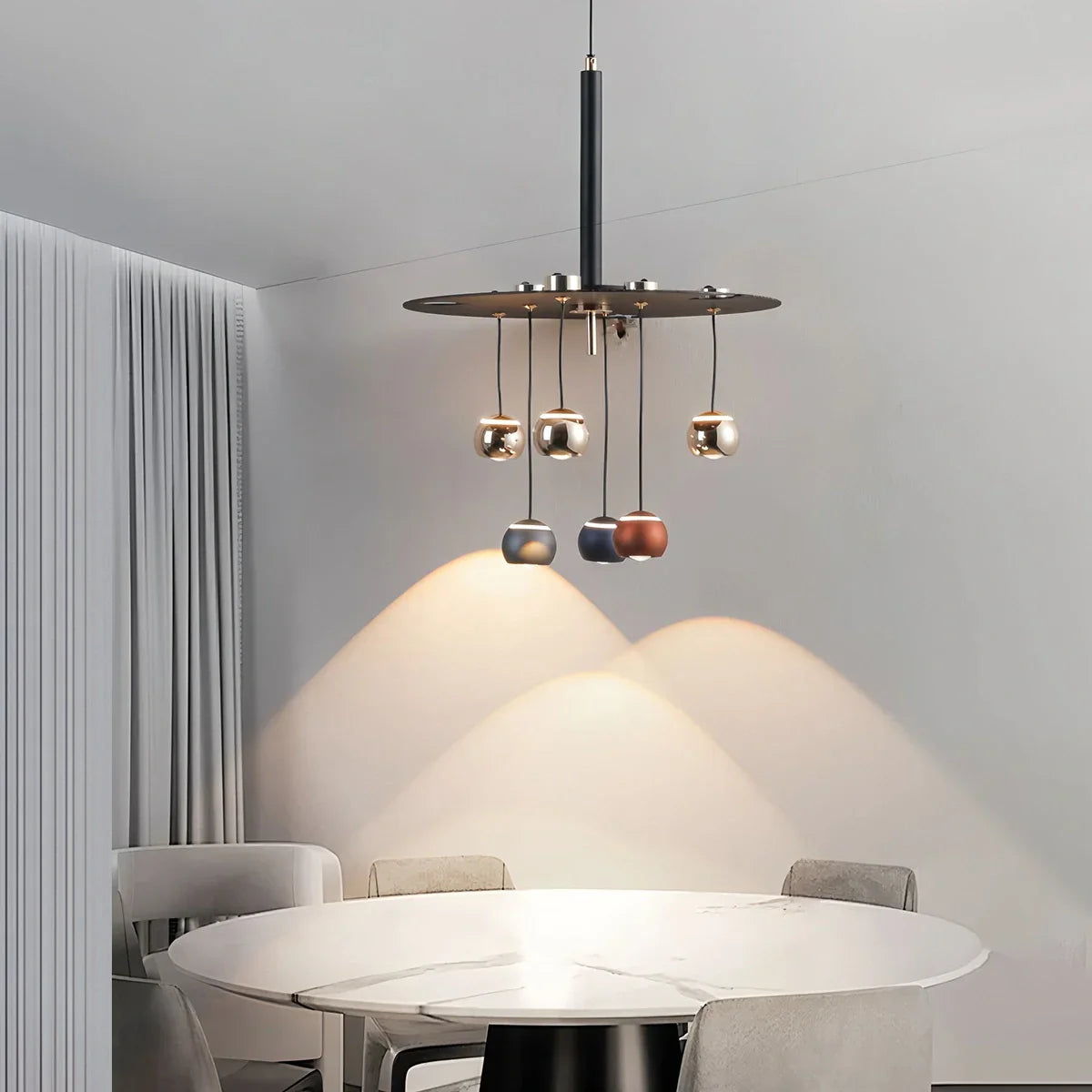 flairel Italian Light Luxury Dining Room Chandelier