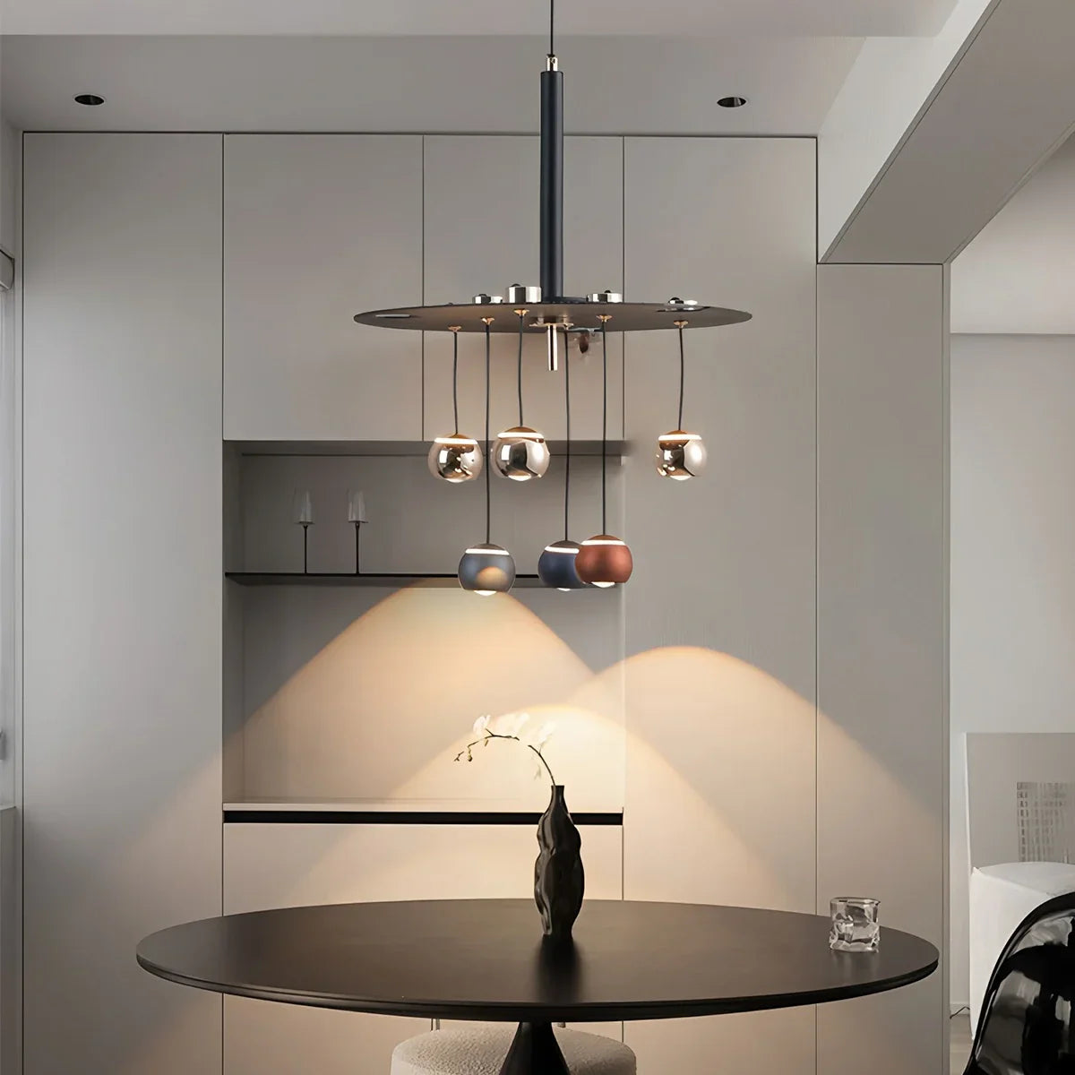 flairel Italian Light Luxury Dining Room Chandelier