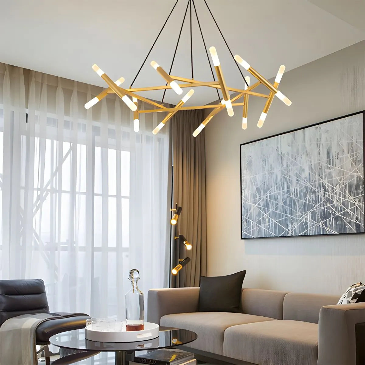 flairel LED Nestle Chandelier for Living Room