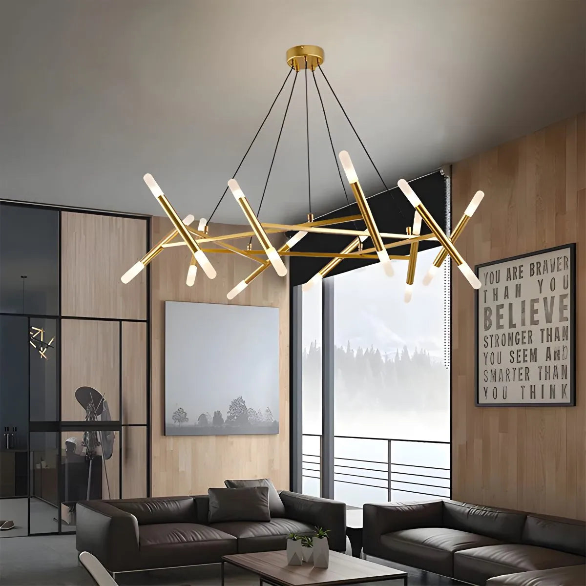 flairel LED Nestle Chandelier for Living Room