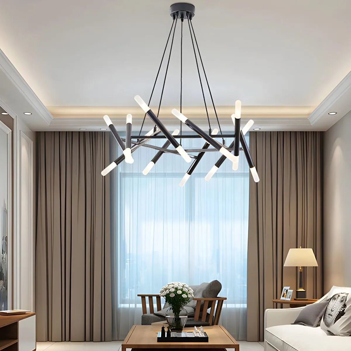 flairel LED Nestle Chandelier for Living Room