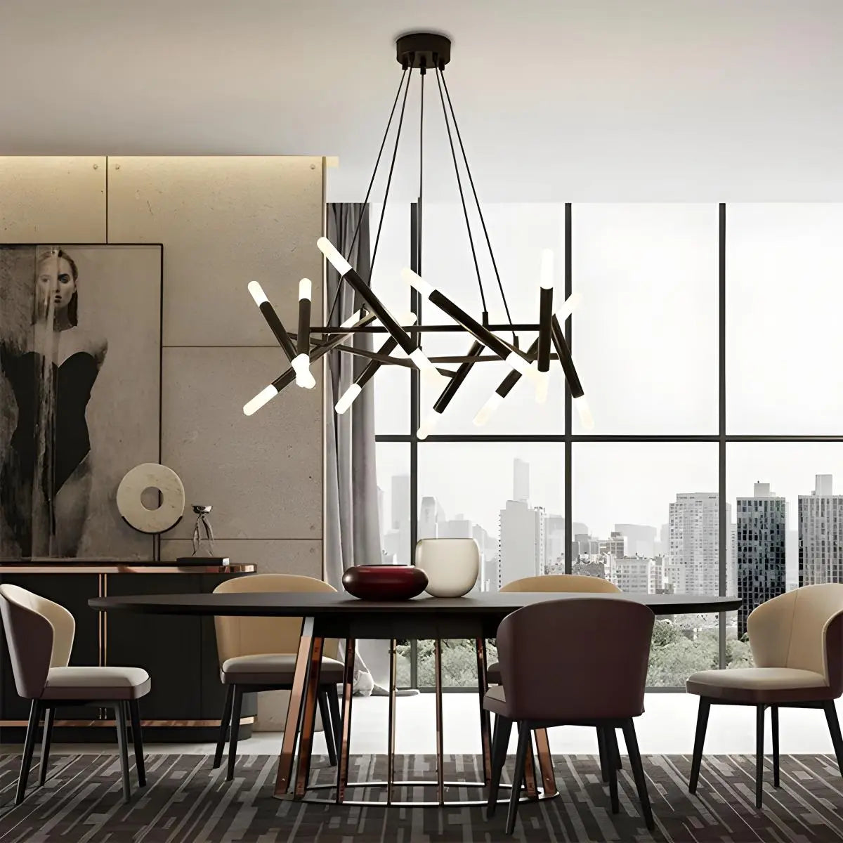 flairel LED Nestle Chandelier for Living Room