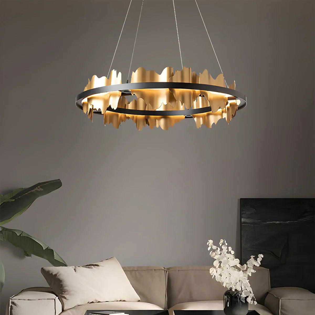 flairel Modern Creative Round Chandelier