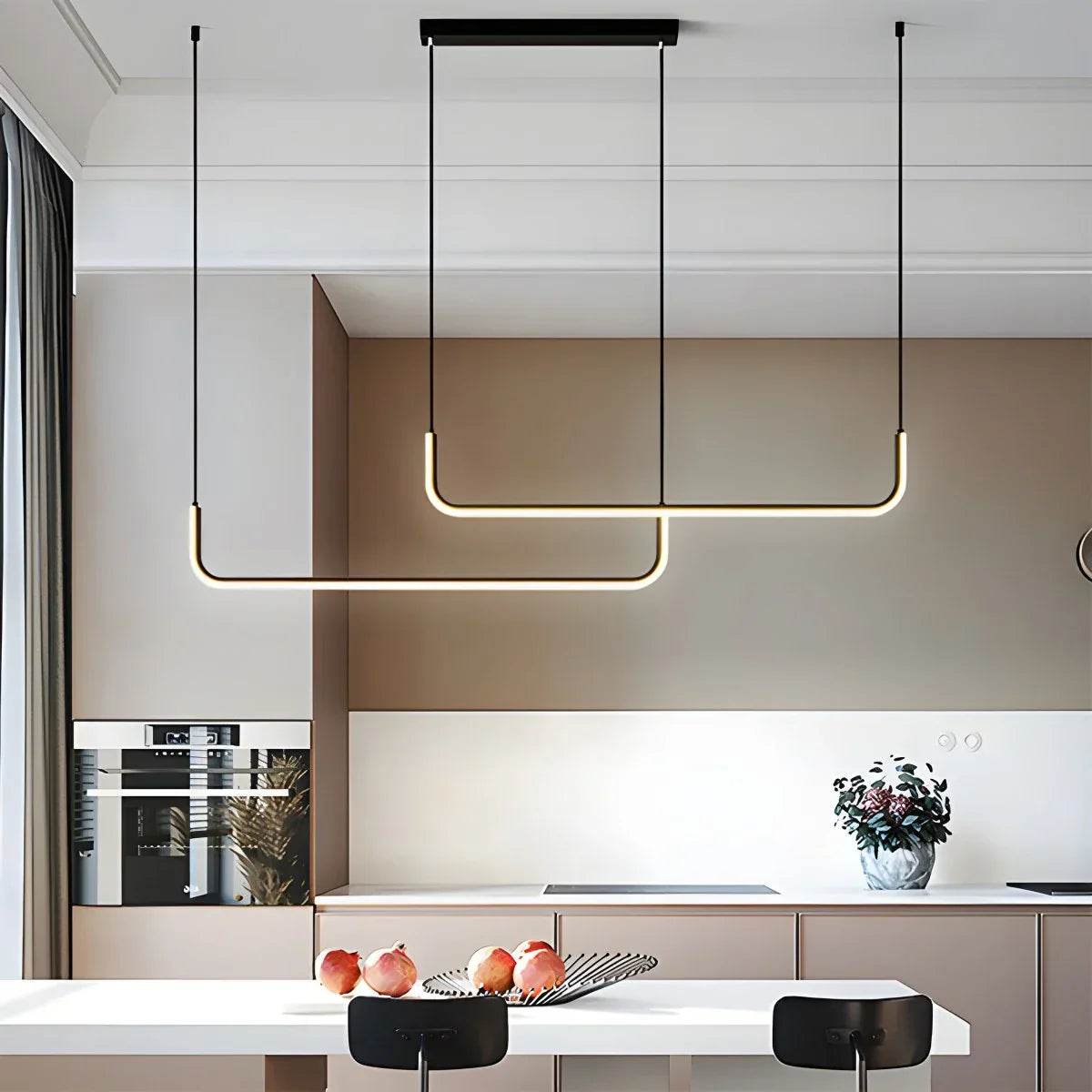 flairel Modern LED Ceiling Chandelier for Living Room