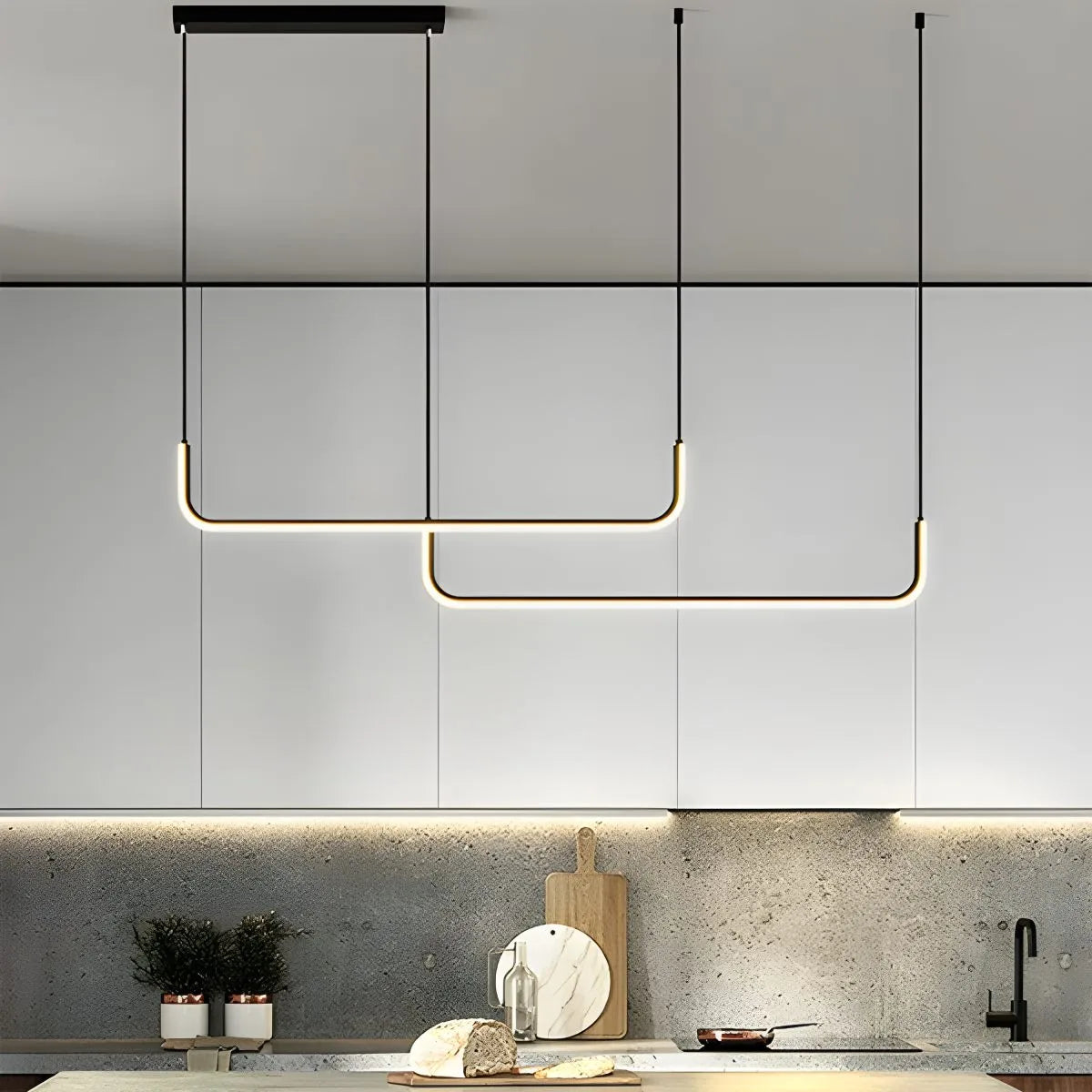 flairel Modern LED Ceiling Chandelier for Living Room