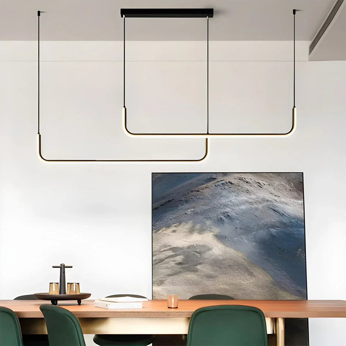 flairel Modern LED Ceiling Chandelier for Living Room