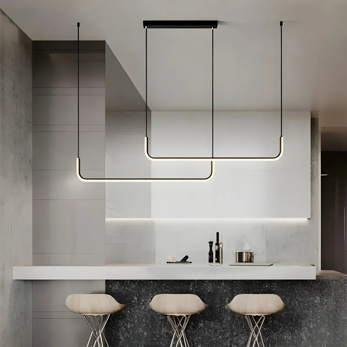 flairel Modern LED Ceiling Chandelier for Living Room