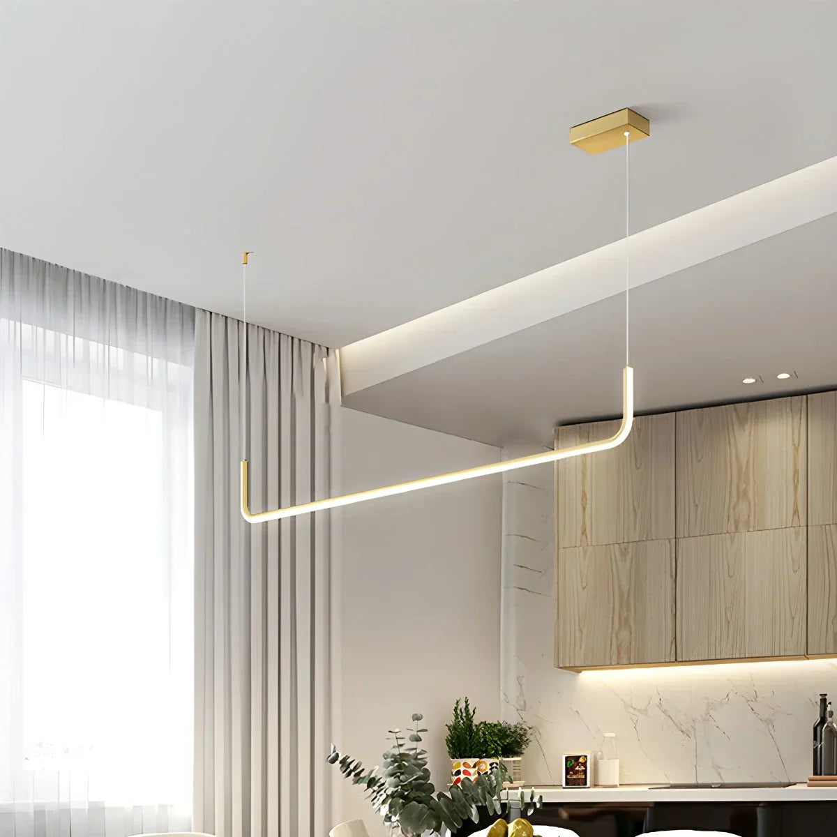 flairel Modern LED Ceiling Chandelier for Living Room