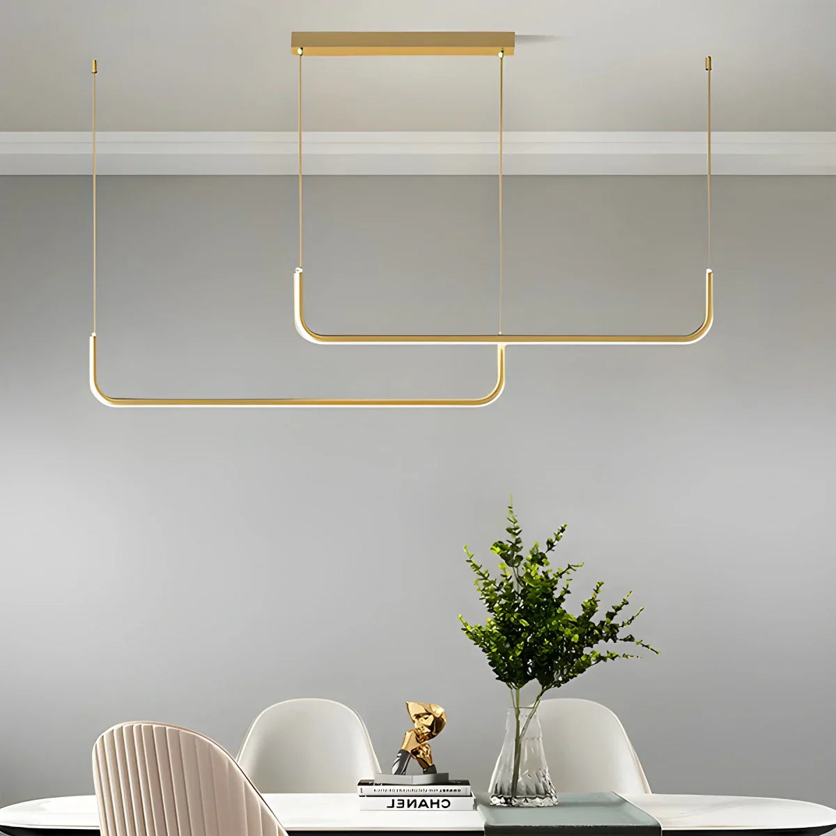 flairel Modern LED Ceiling Chandelier for Living Room