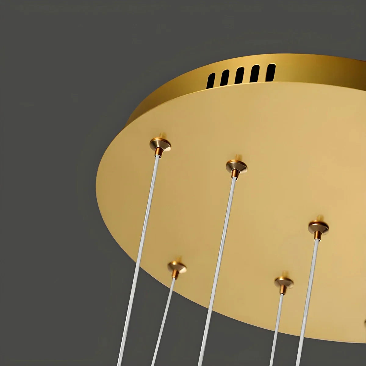 flairel Nordic Circular Villa Crystal Chandelier