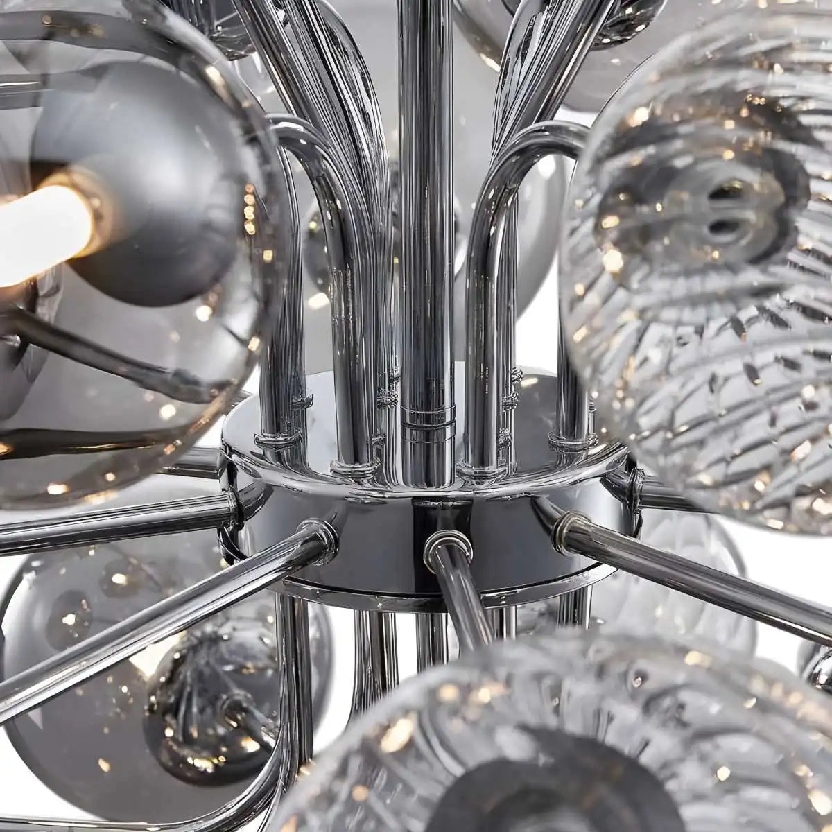 flairel Nordic Glass Bubble Chandelier