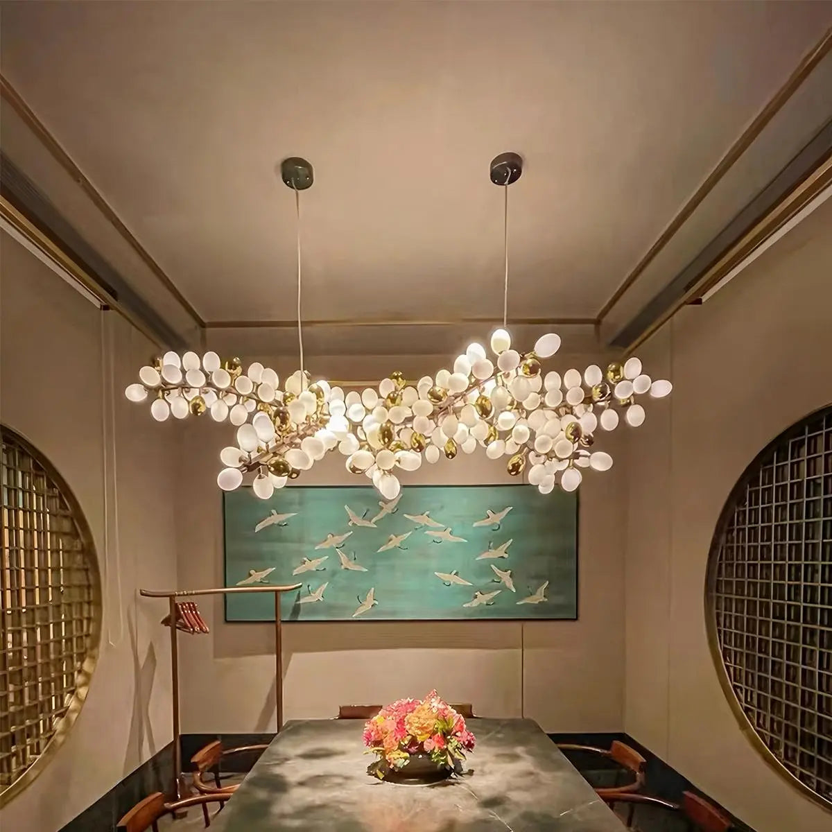 flairel Nordic Grape Shape Chandelier