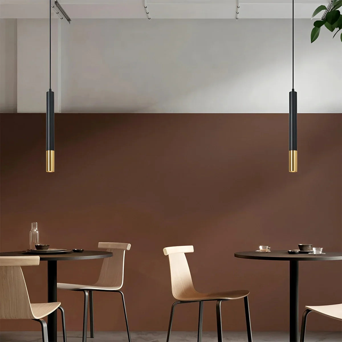 flairel Stark Long Tube Pendant Light for Bedroom