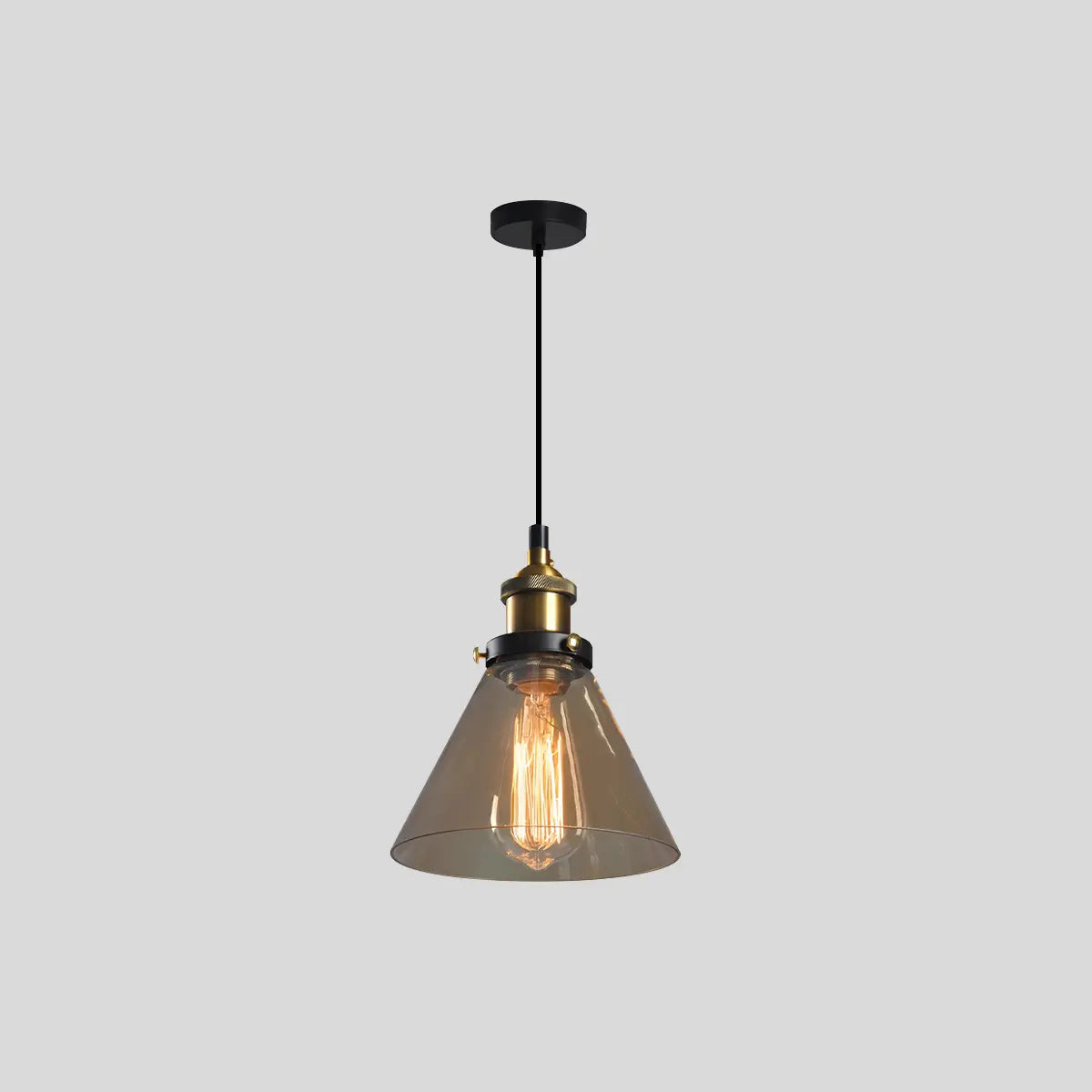 flairel Mabel Glass Pendant Light for Kitchen Island