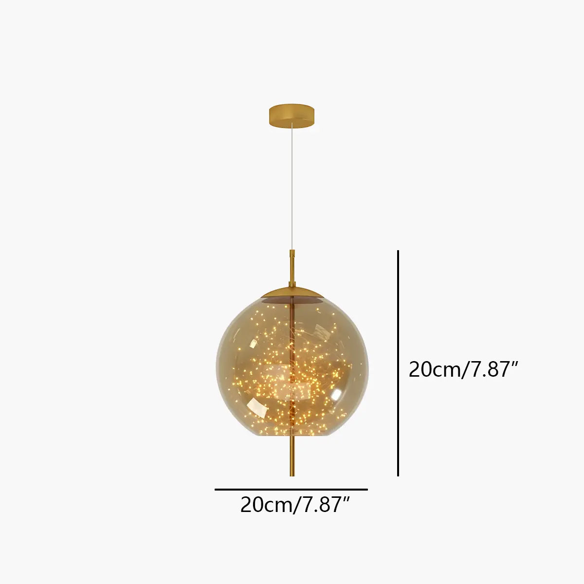 flairel Twirl Modern Pendant Light for Bedroom