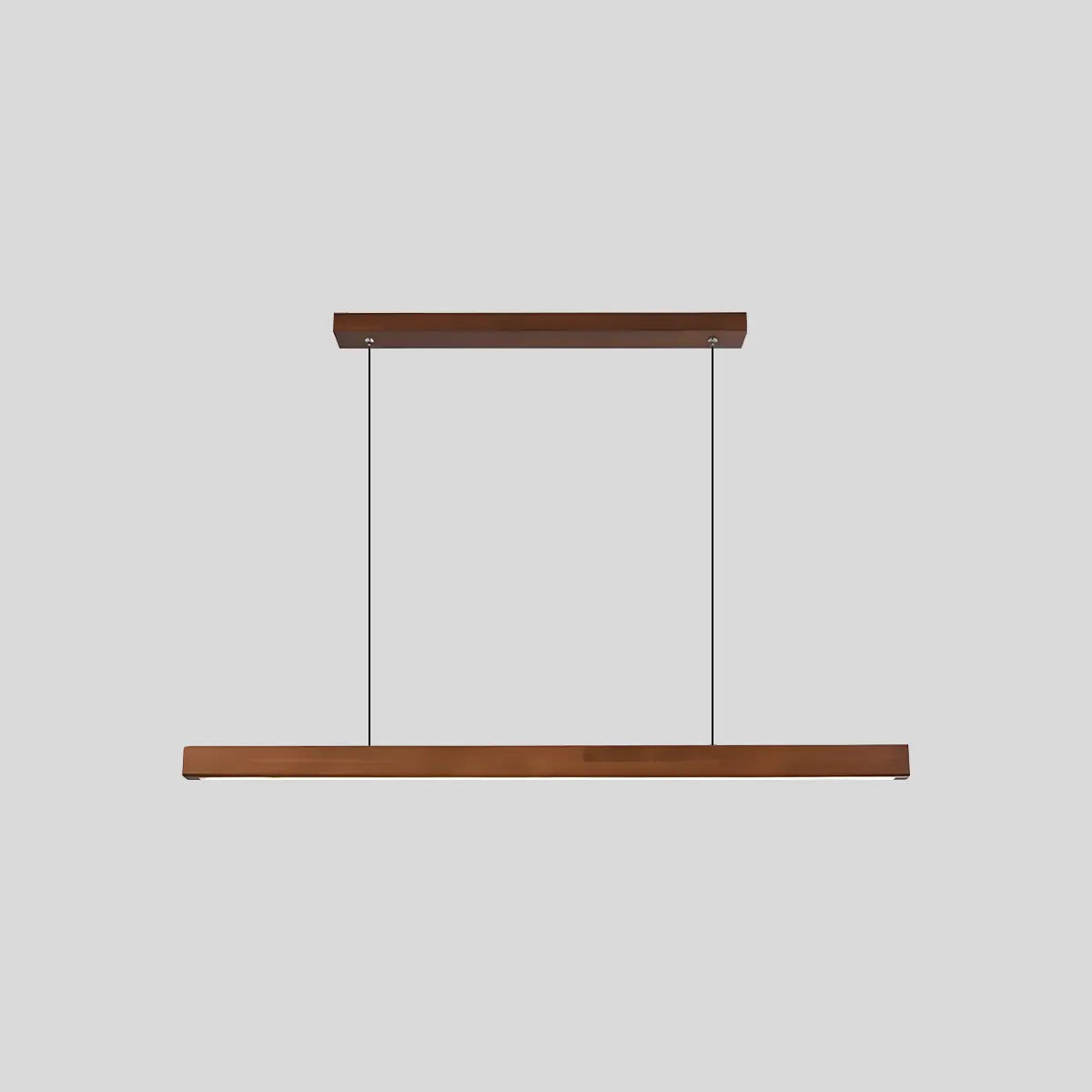 flairel Fulbert Linear Wooden Pendant Light for Kitchen