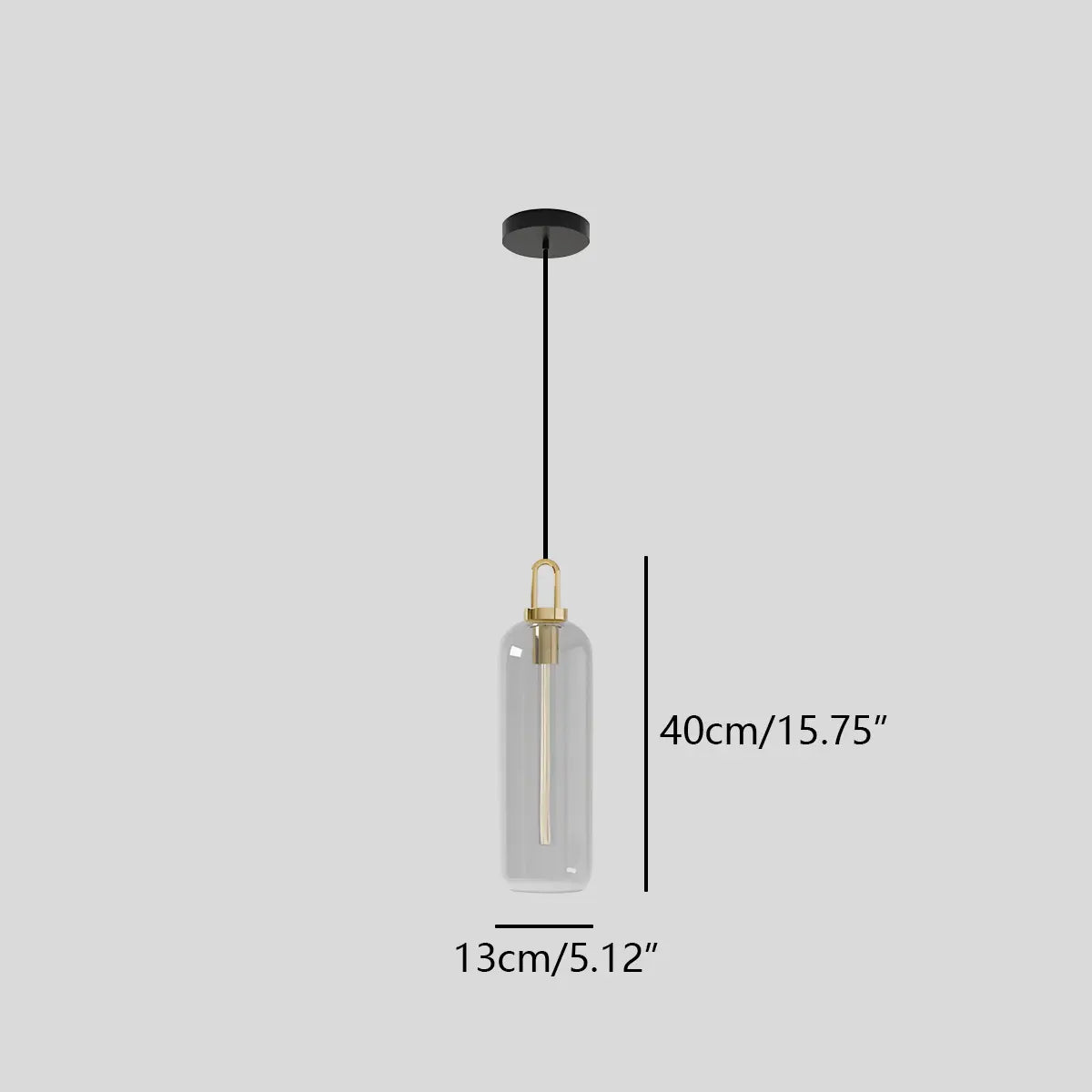 flairel Kanani Frosted Glass Pendant Light for Kitchen