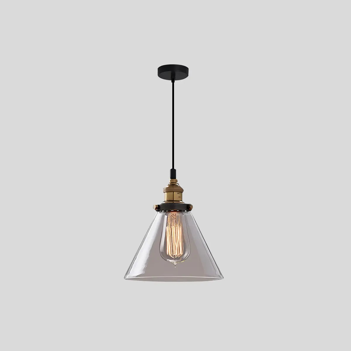 flairel Mabel Glass Pendant Light for Kitchen Island