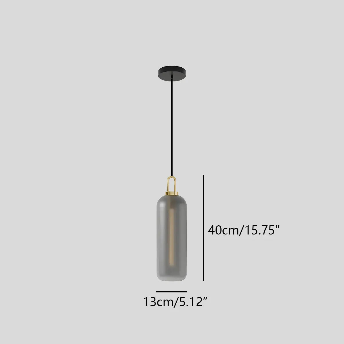 flairel Kanani Frosted Glass Pendant Light for Kitchen