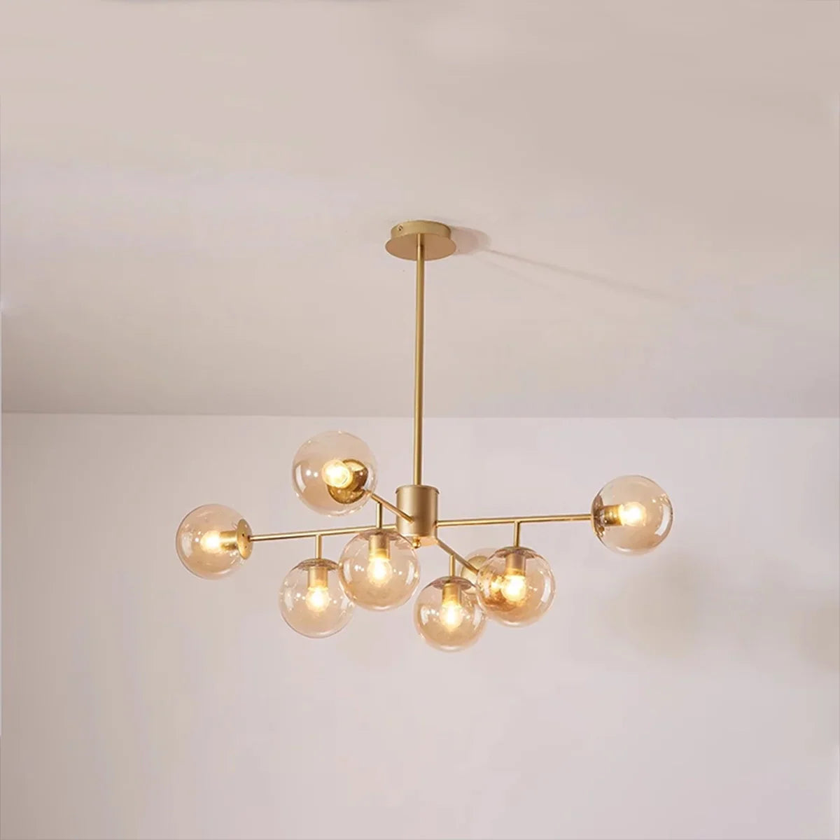 flairel Camilla Glass Chandelier for Living Room
