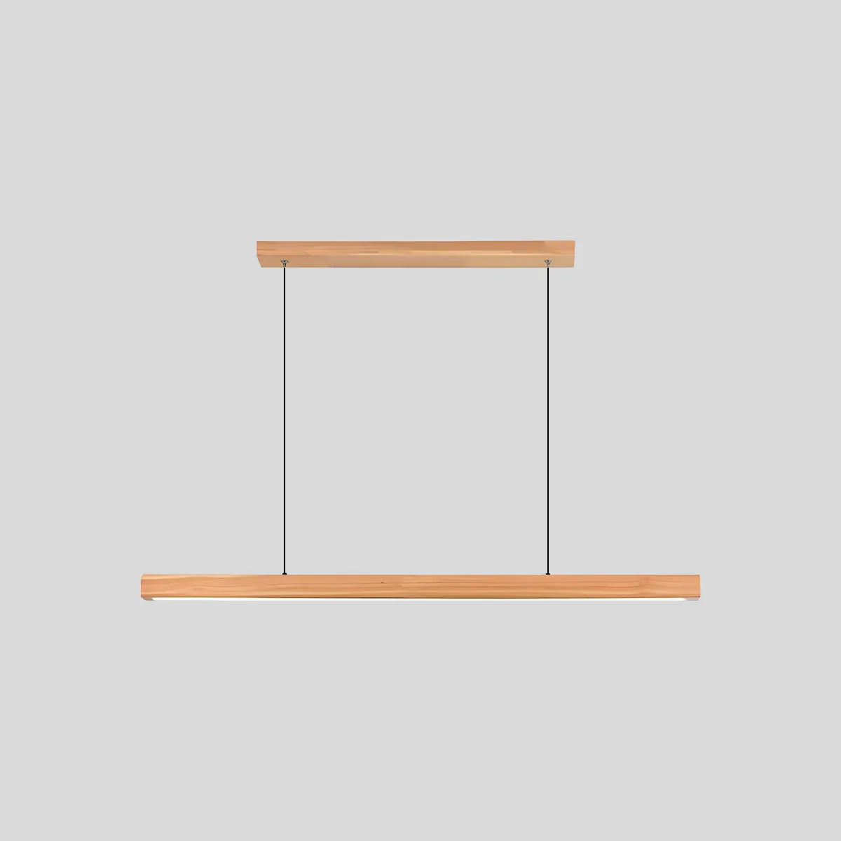 flairel Fulbert Linear Wooden Pendant Light for Kitchen