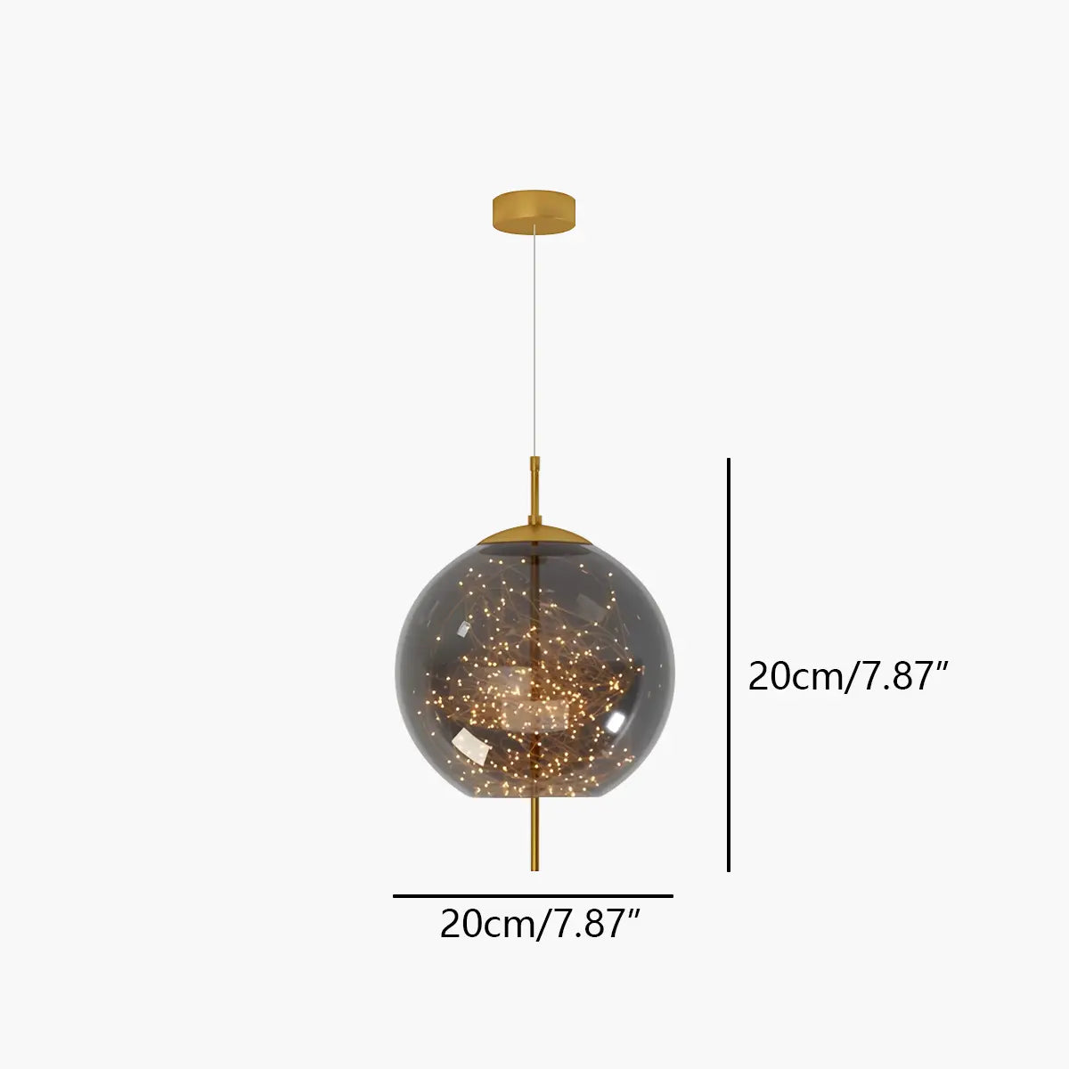 flairel Twirl Modern Pendant Light for Bedroom