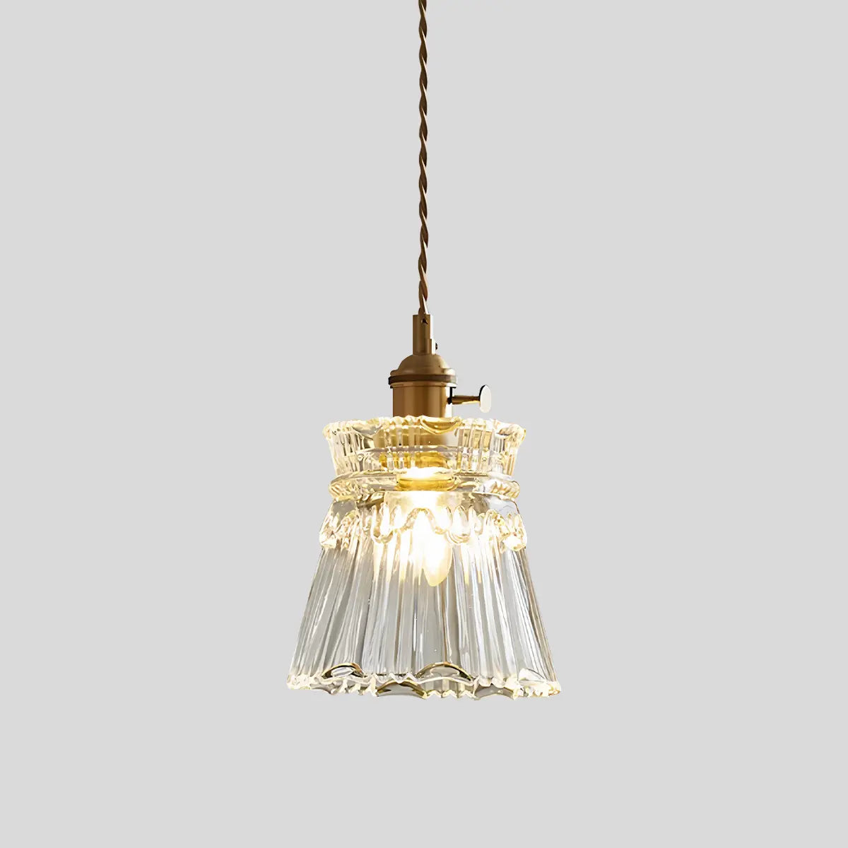 flairel Isabel Glass Pendant Light for Kitchen Island