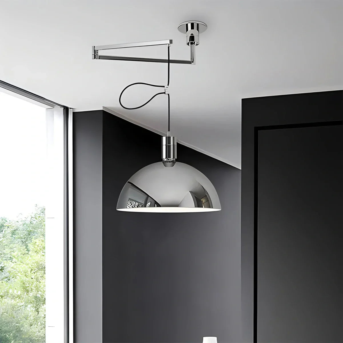 flairel Bauhaus Creative Rocker Glass Pendant Light