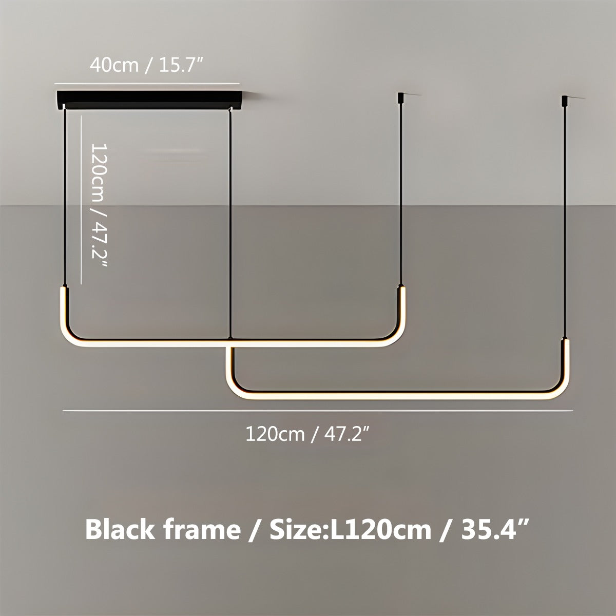 flairel Modern LED Ceiling Chandelier for Living Room