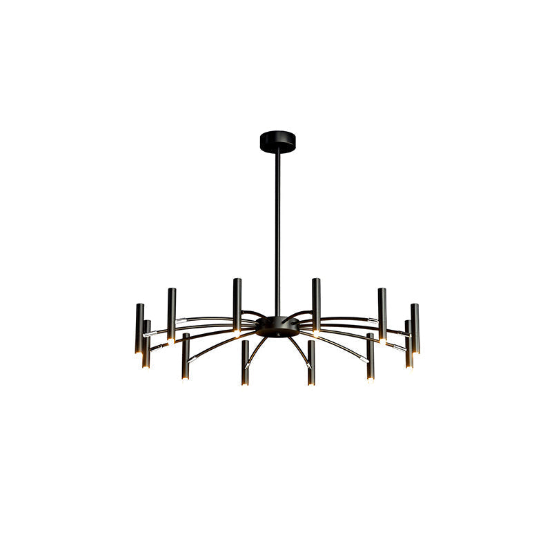 flairel Modern Adjustable Candelabra Chandelier for Living Room