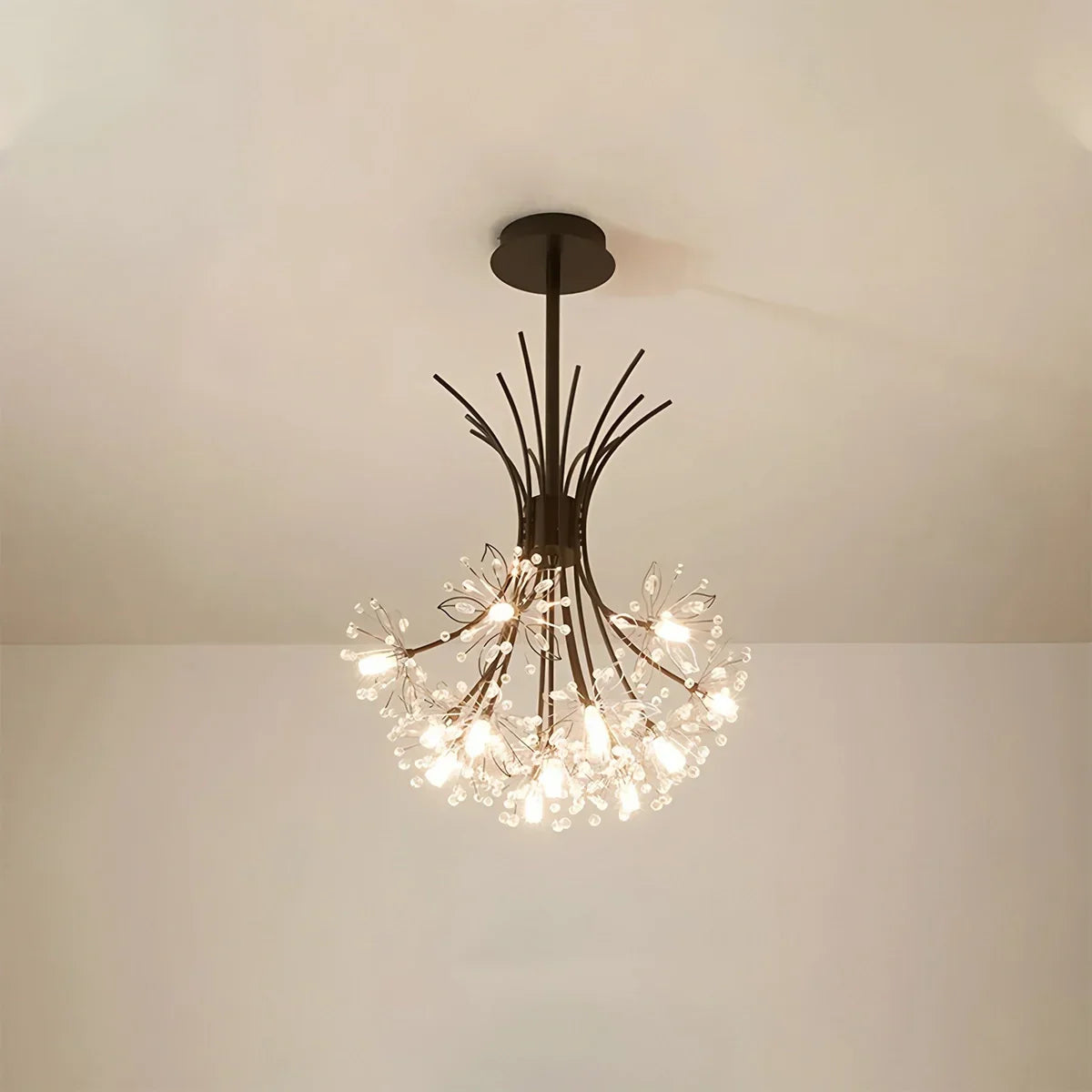 flairel Gypsophila Bouquet Crystal Chandelier