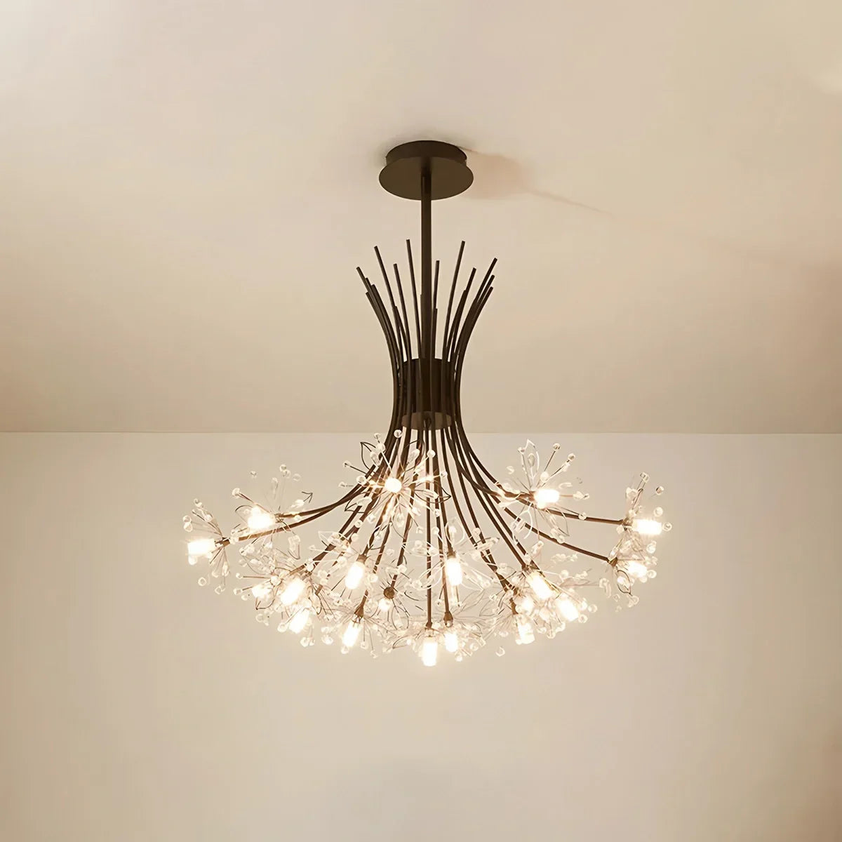 flairel Gypsophila Bouquet Crystal Chandelier