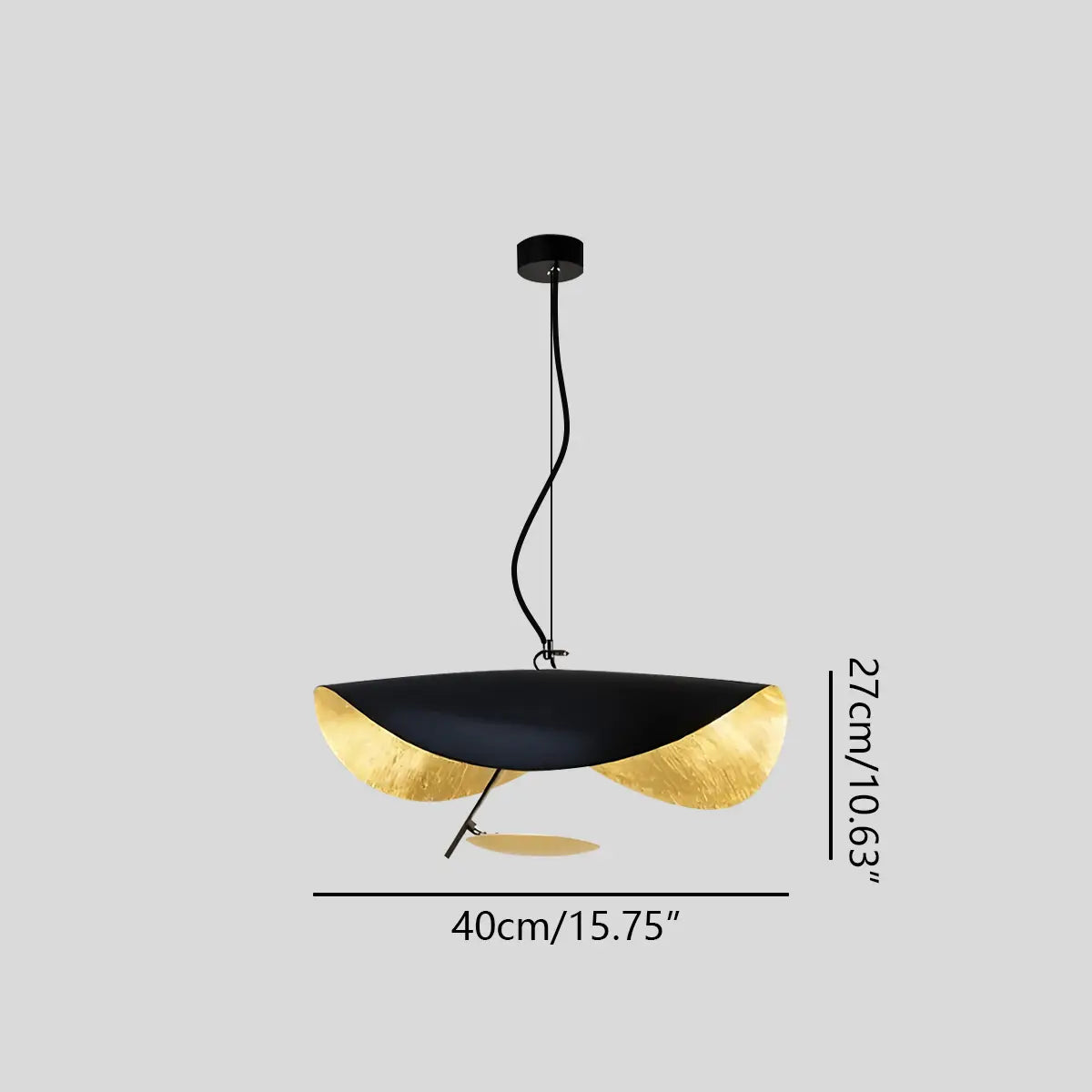 flairel Modern Sculptural Leaf Pendant Light