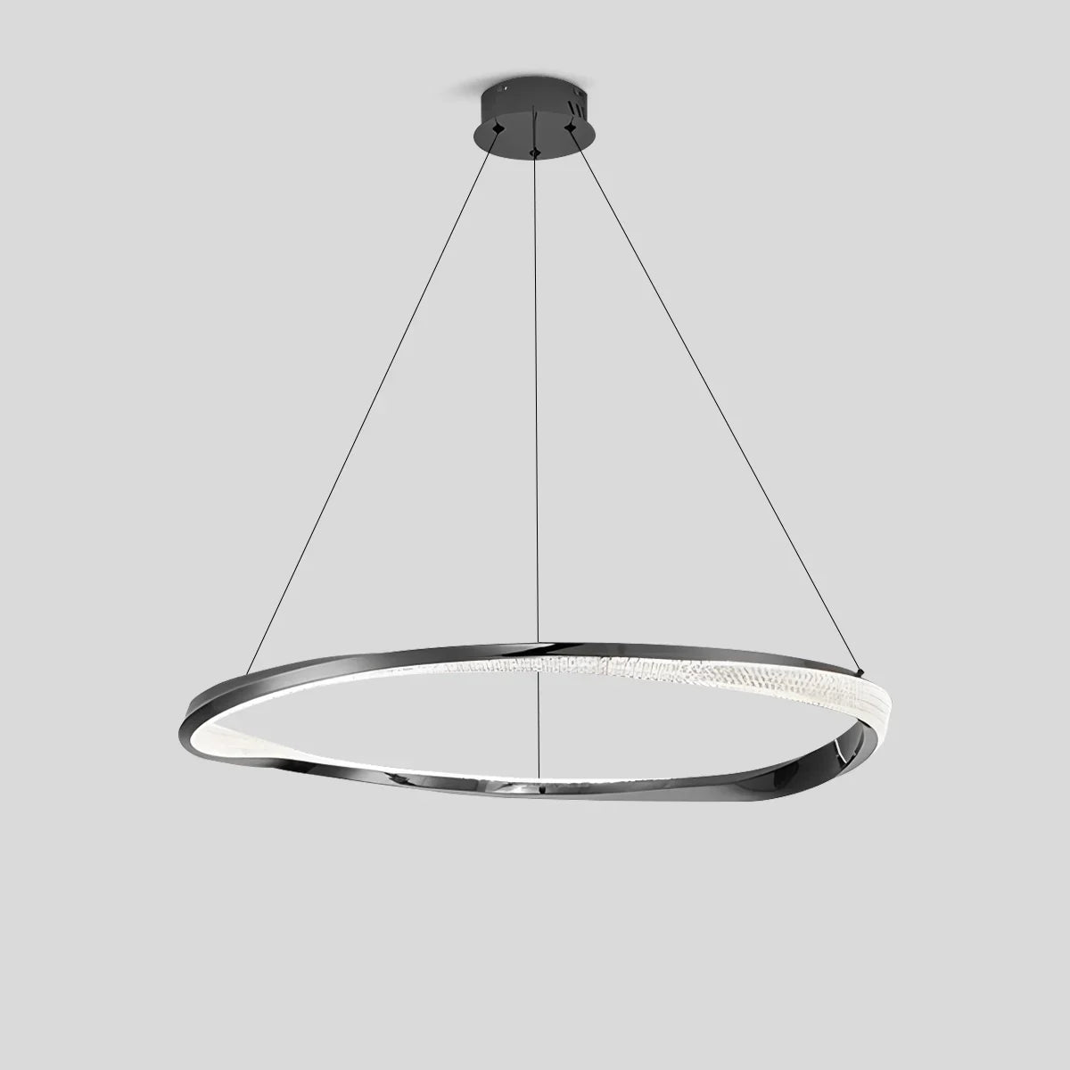 flairel Modern Simple Mobius Circle Chandelier