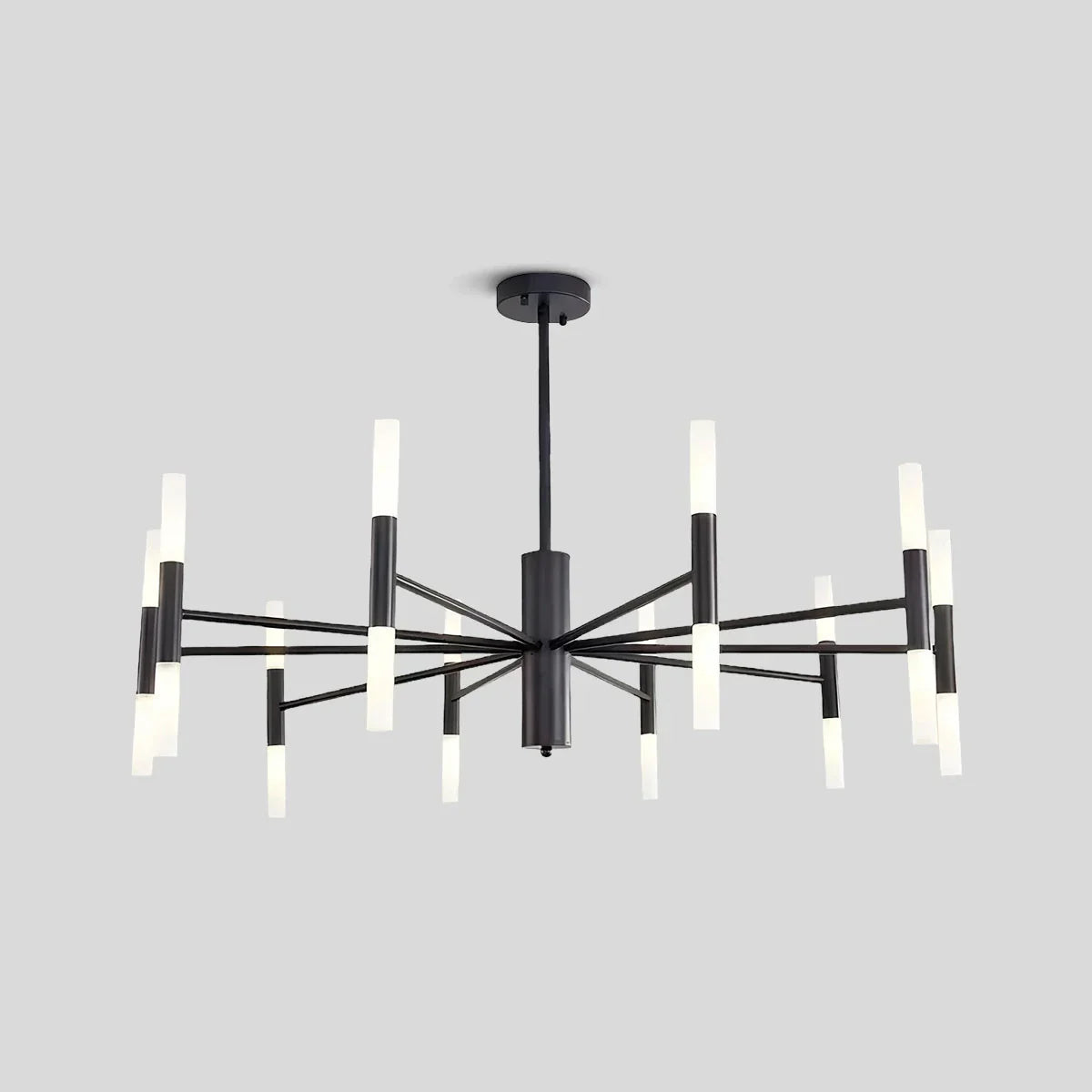 flairel Adjustable Round Tube Chandelier