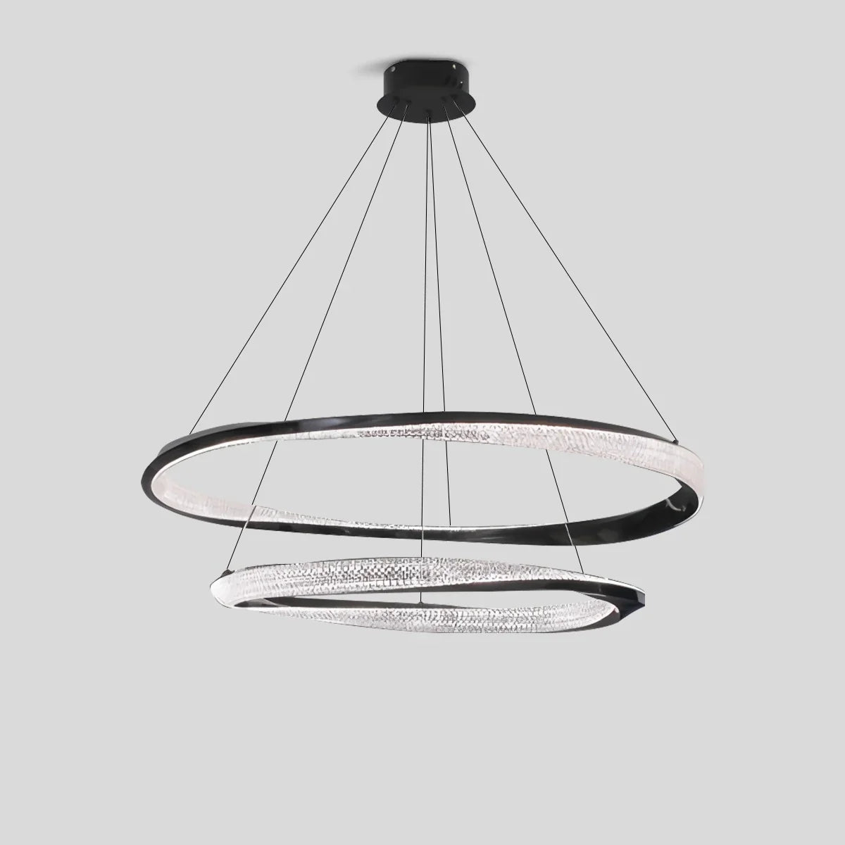 flairel Modern Simple Mobius Circle Chandelier