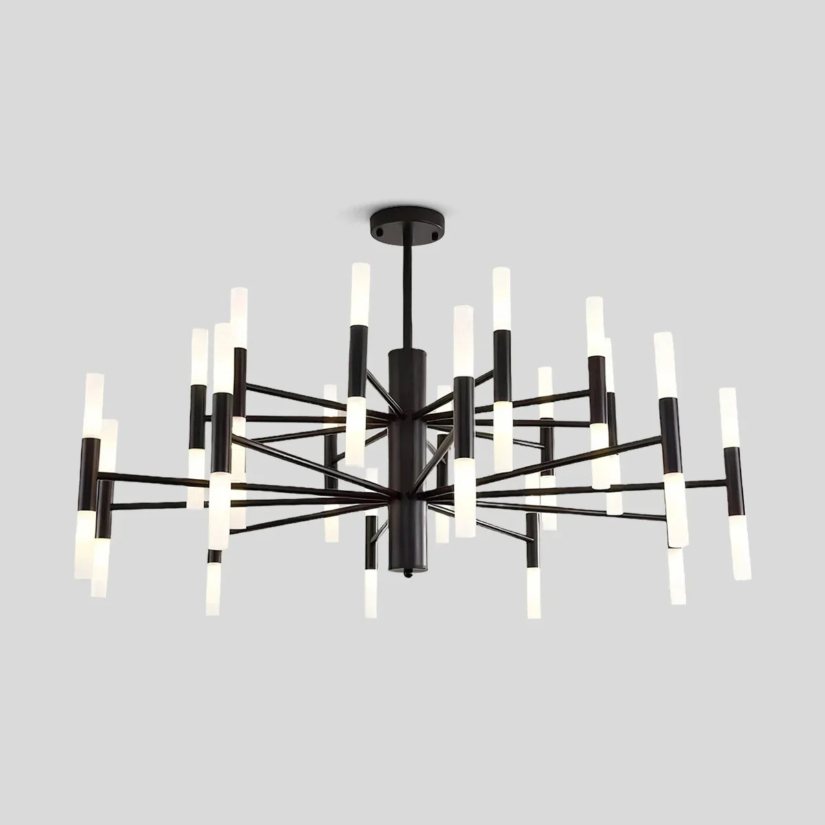 flairel Adjustable Round Tube Chandelier