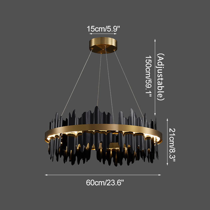 flairel Modern Creative Round Chandelier